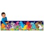Puzzle lung de podea Dinozauri colorati cu peste 50 de piese 152.4 cm lungime 3-6 ani